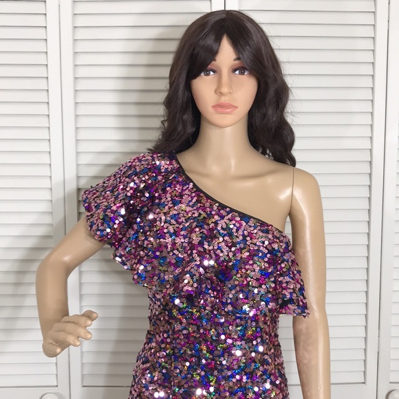 Revolve Majorelle Ariana Sequins Party Mini Dress Small - Picture 6 of 16